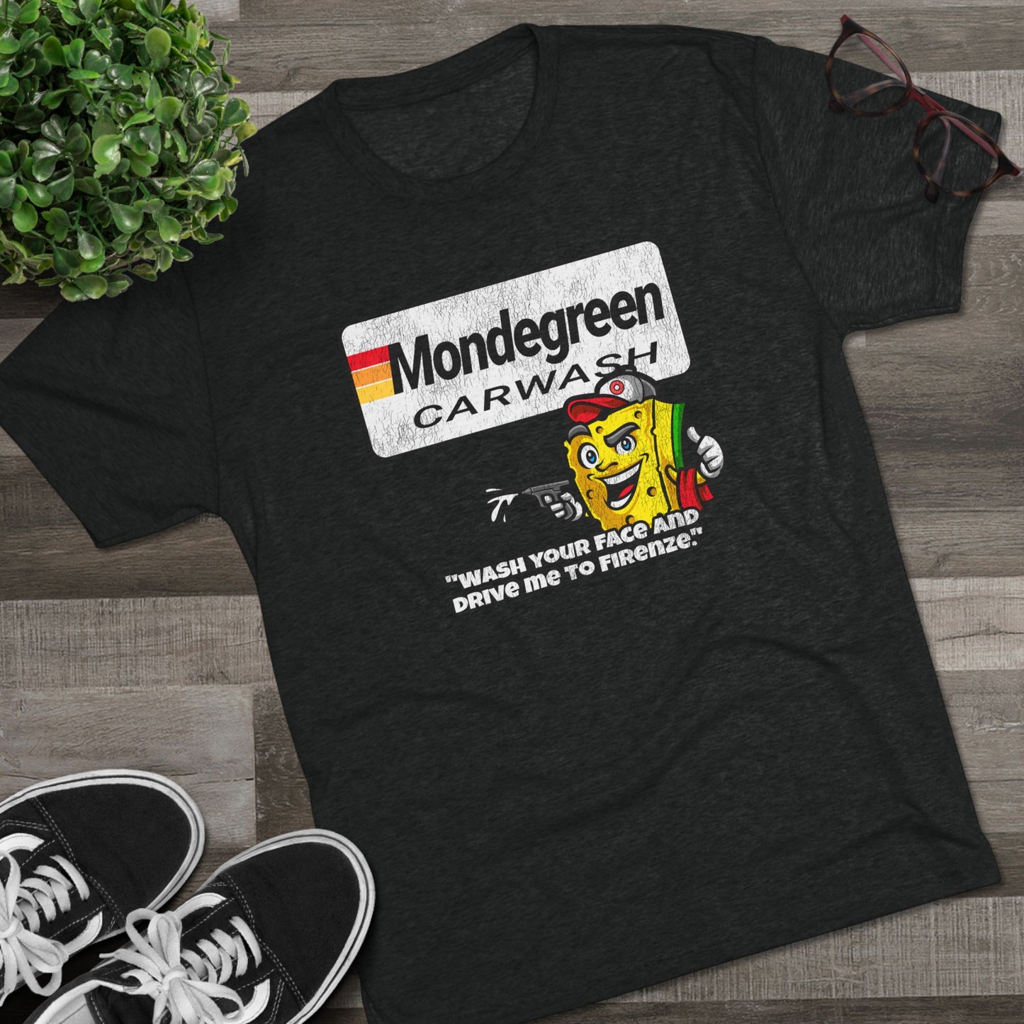 Mondegreen Carwash Unisex Tri-Blend Crew Tee