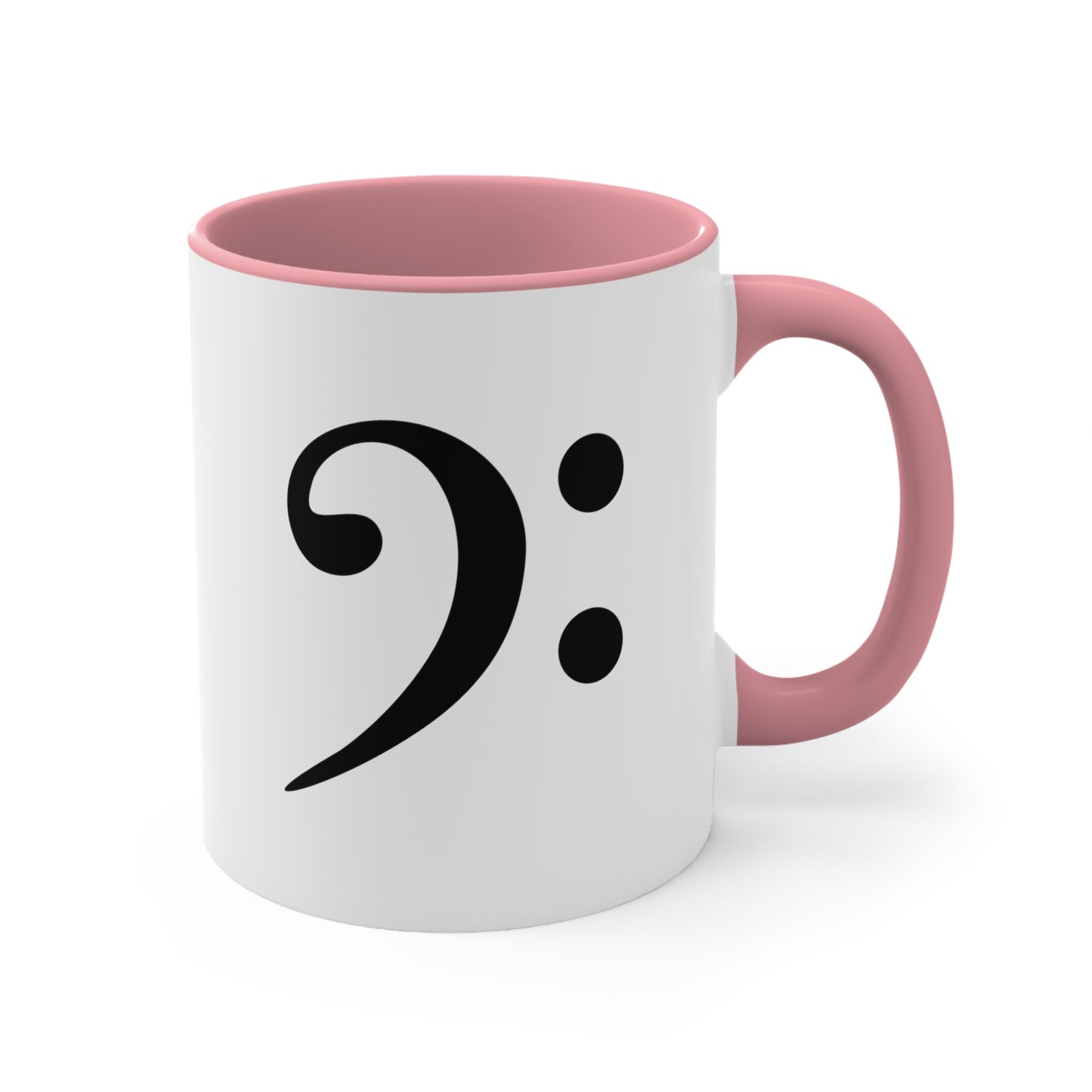 Bass Clef Accent Coffee Mug, 11oz