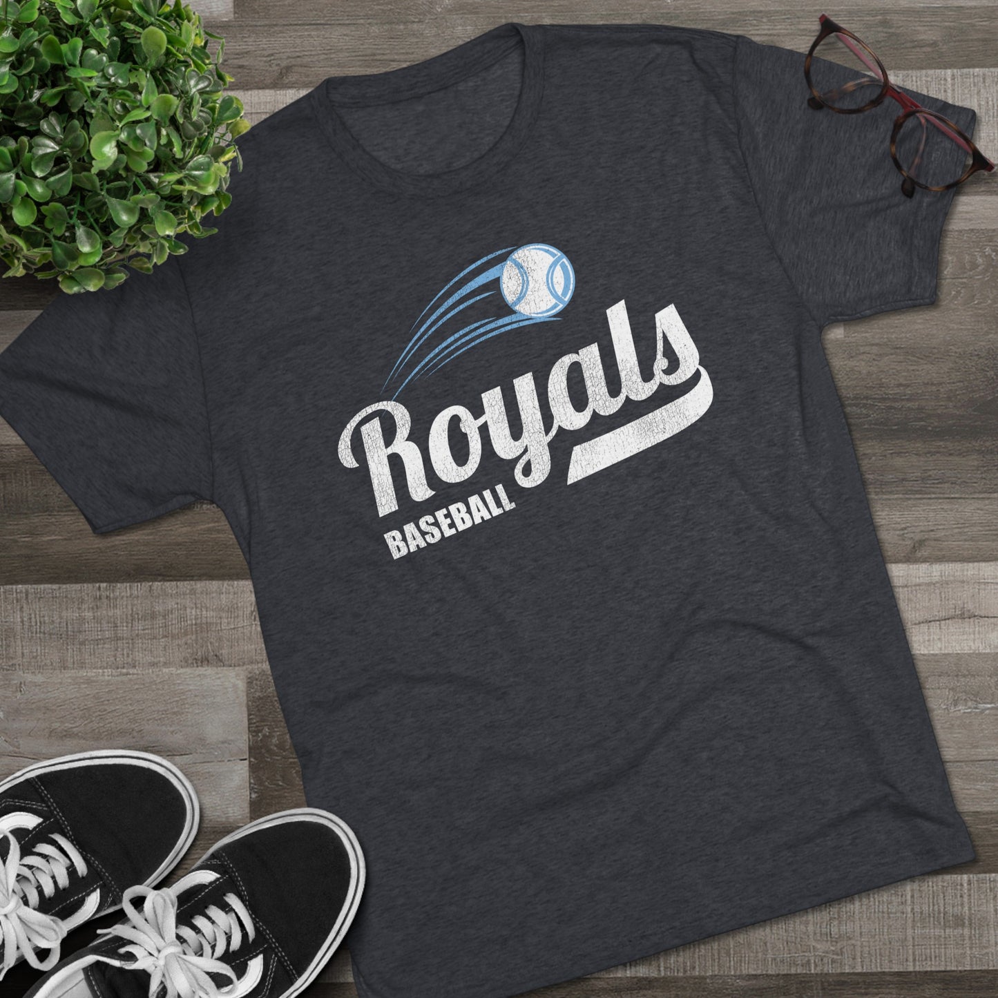 Royals Baseball Unisex Tri-Blend Crew Tee