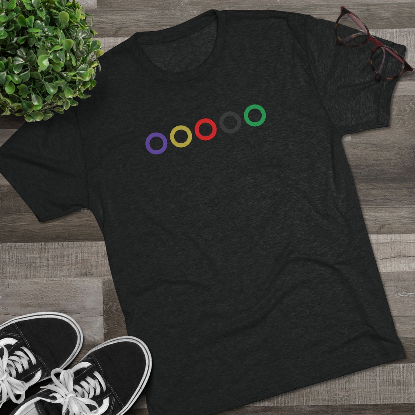BEADG Color Ring Unisex Tri-Blend Crew Tee