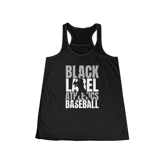 Black Label Athletics Women’s Flowy Racerback Tank – Hitter Edition