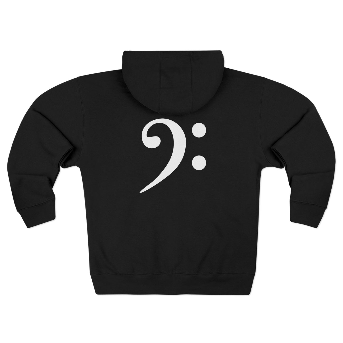 Bass Clef Zip Hoodie