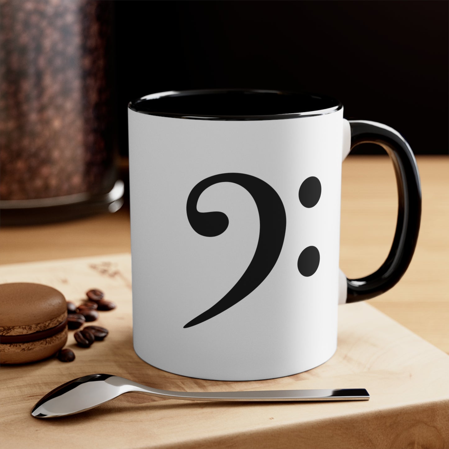 Bass Clef Accent Coffee Mug, 11oz