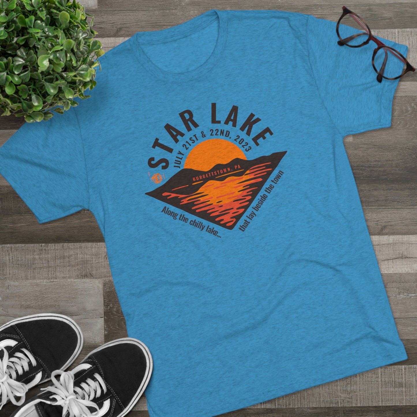 Star Lake Lakeside Unisex Tri-Blend Crew Tee (3X)