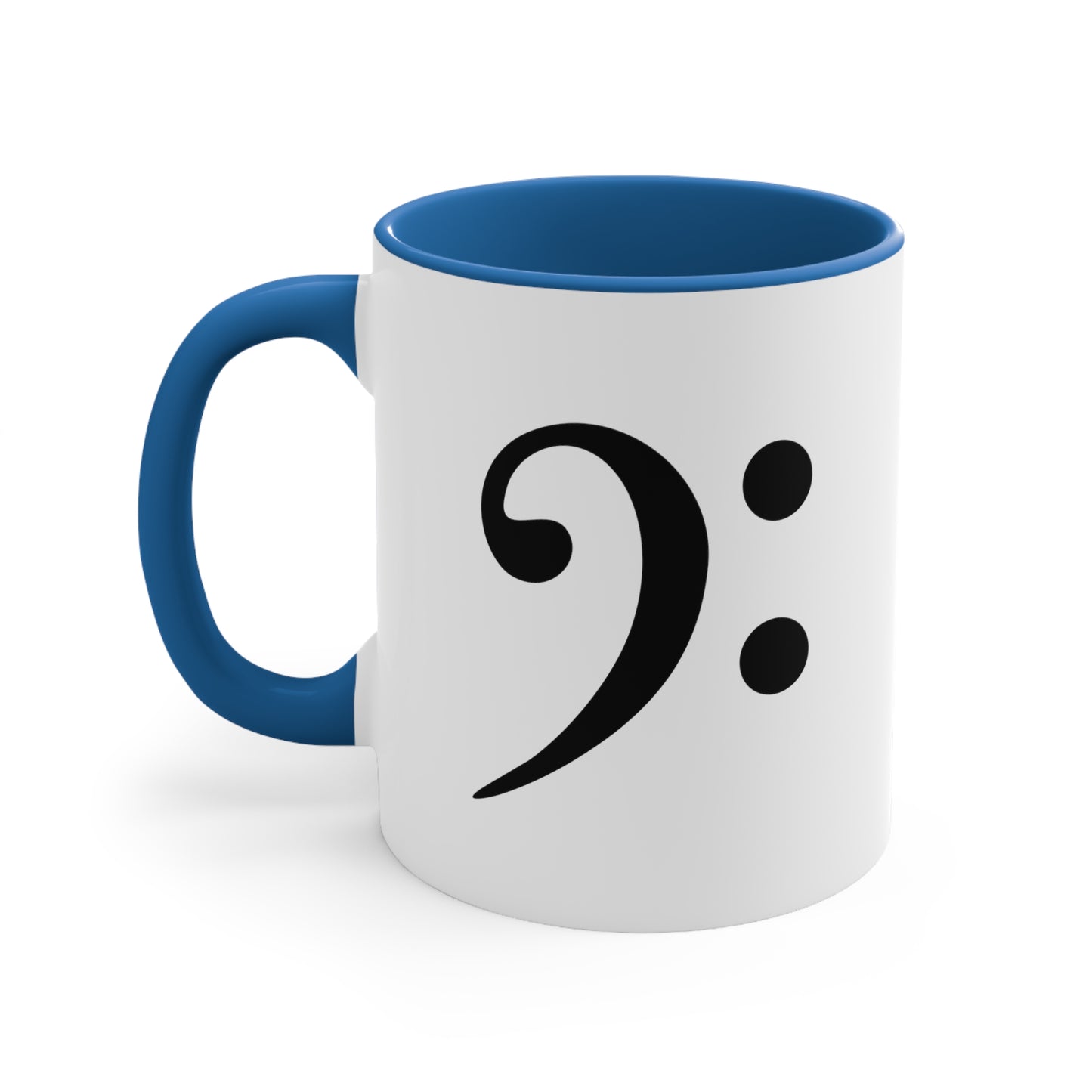 Bass Clef Accent Coffee Mug, 11oz