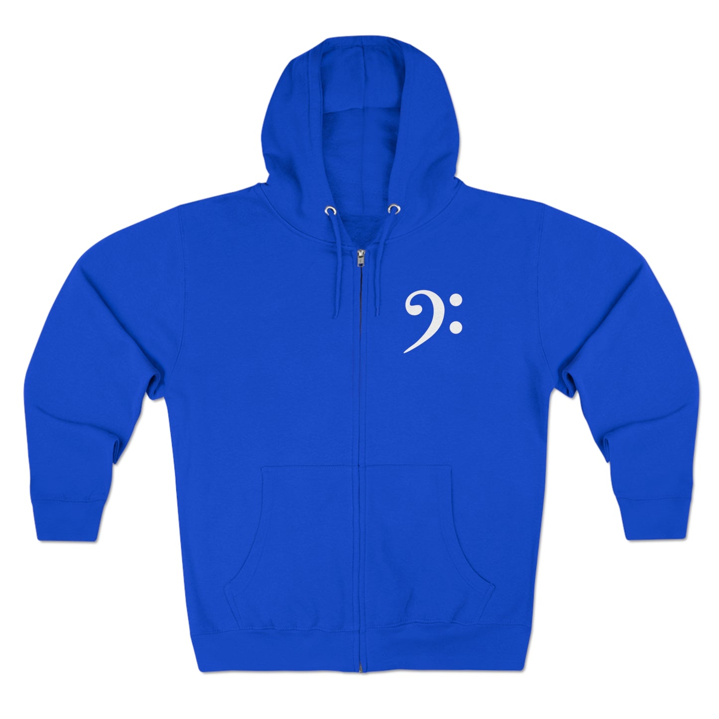 Bass Clef Unisex Zip Hoodie