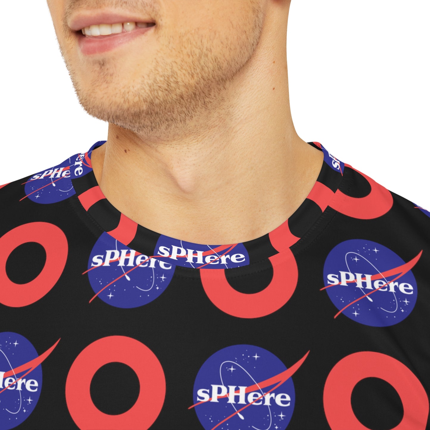 Sphere 2024 All-Over Print Men's Polyester Tee (AOP)