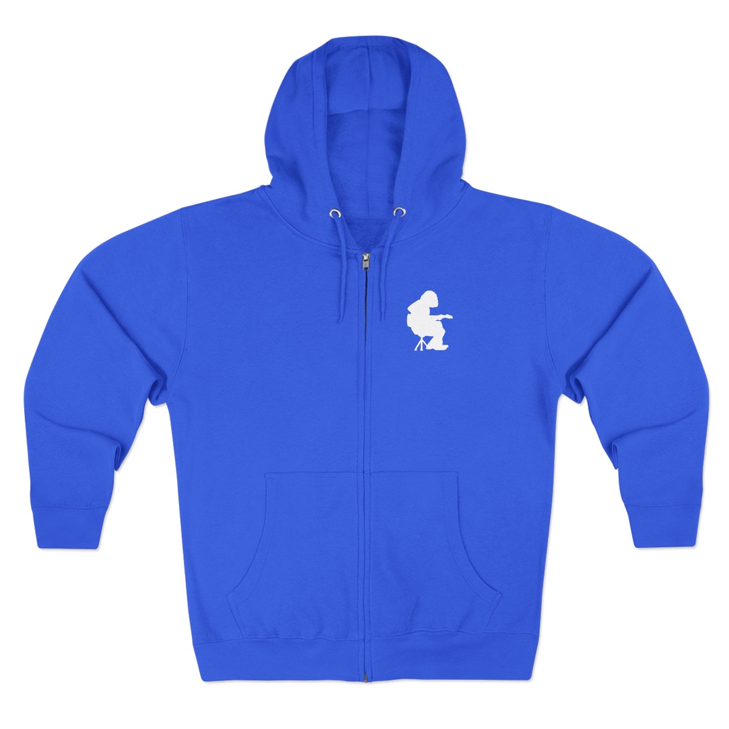 Houser Silhouette Unisex Zip Hoodie