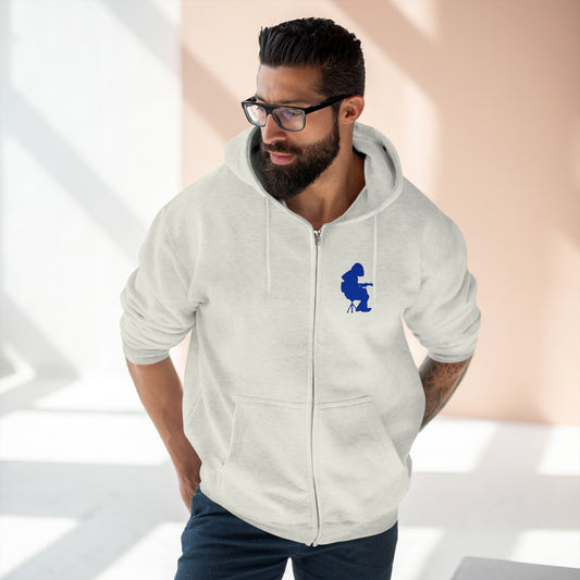 Houser Silhouette Unisex Zip Hoodie