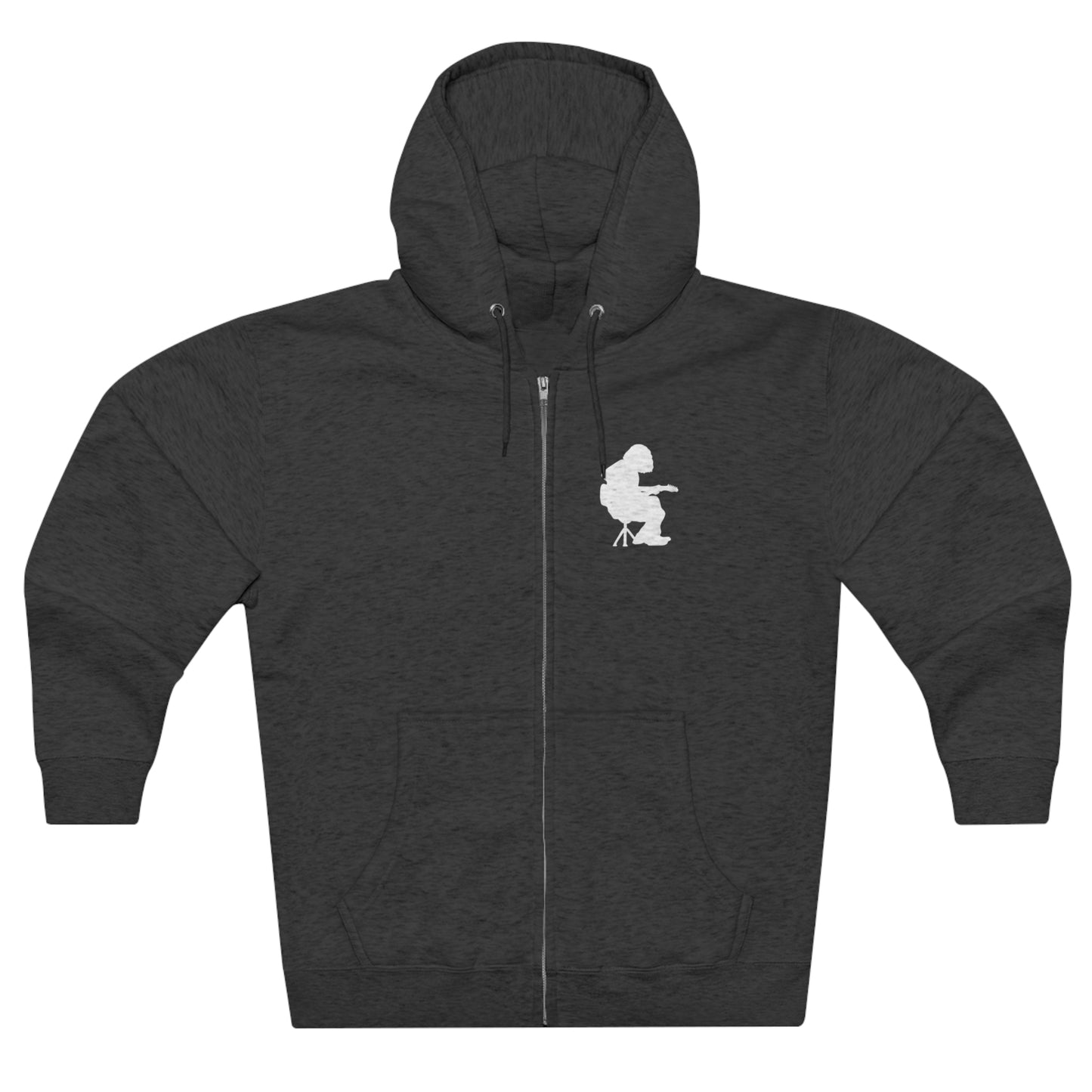 Houser Silhouette Unisex Zip Hoodie