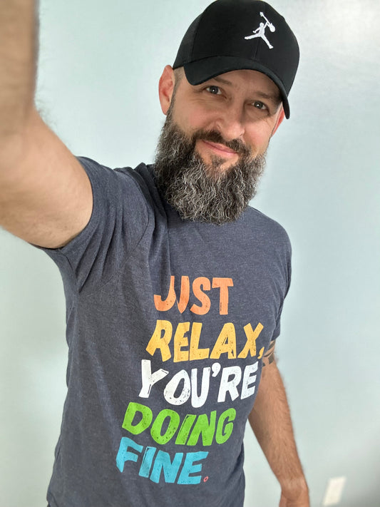 Just Relax Unisex Tri-Blend Crew Tee