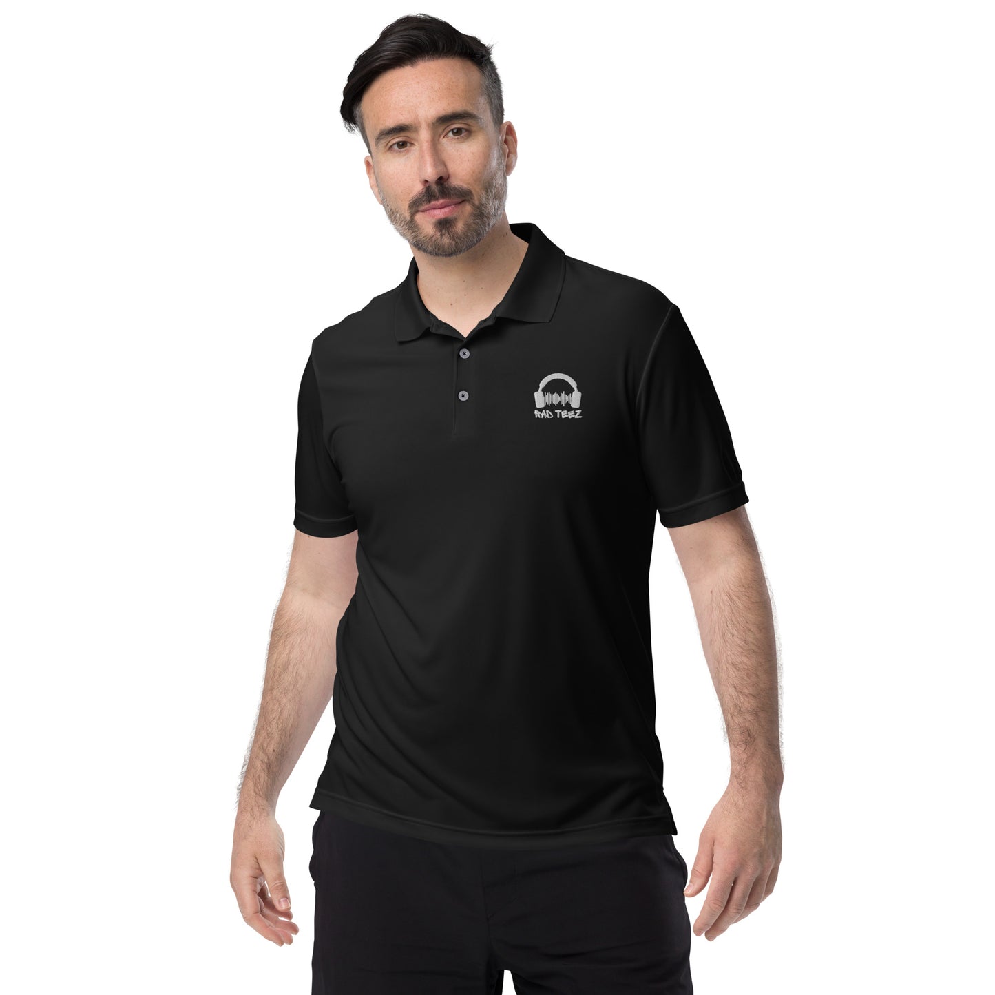 Rad Teez adidas performance polo shirt