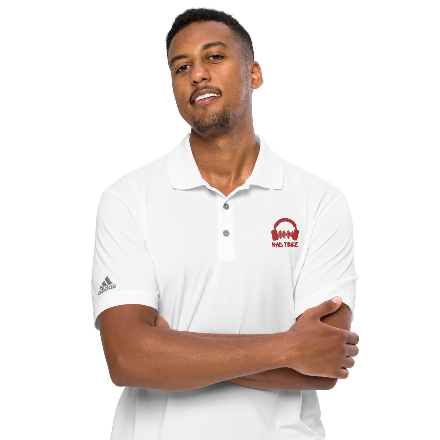 Rad Teez adidas performance polo shirt