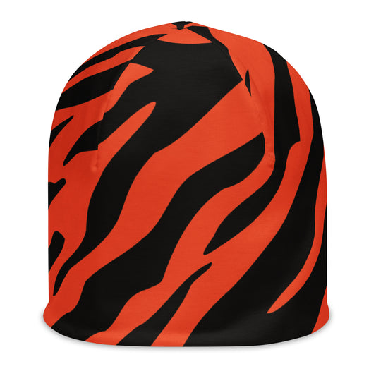 Cincy Football Tiger Stripes All-Over Print Beanie