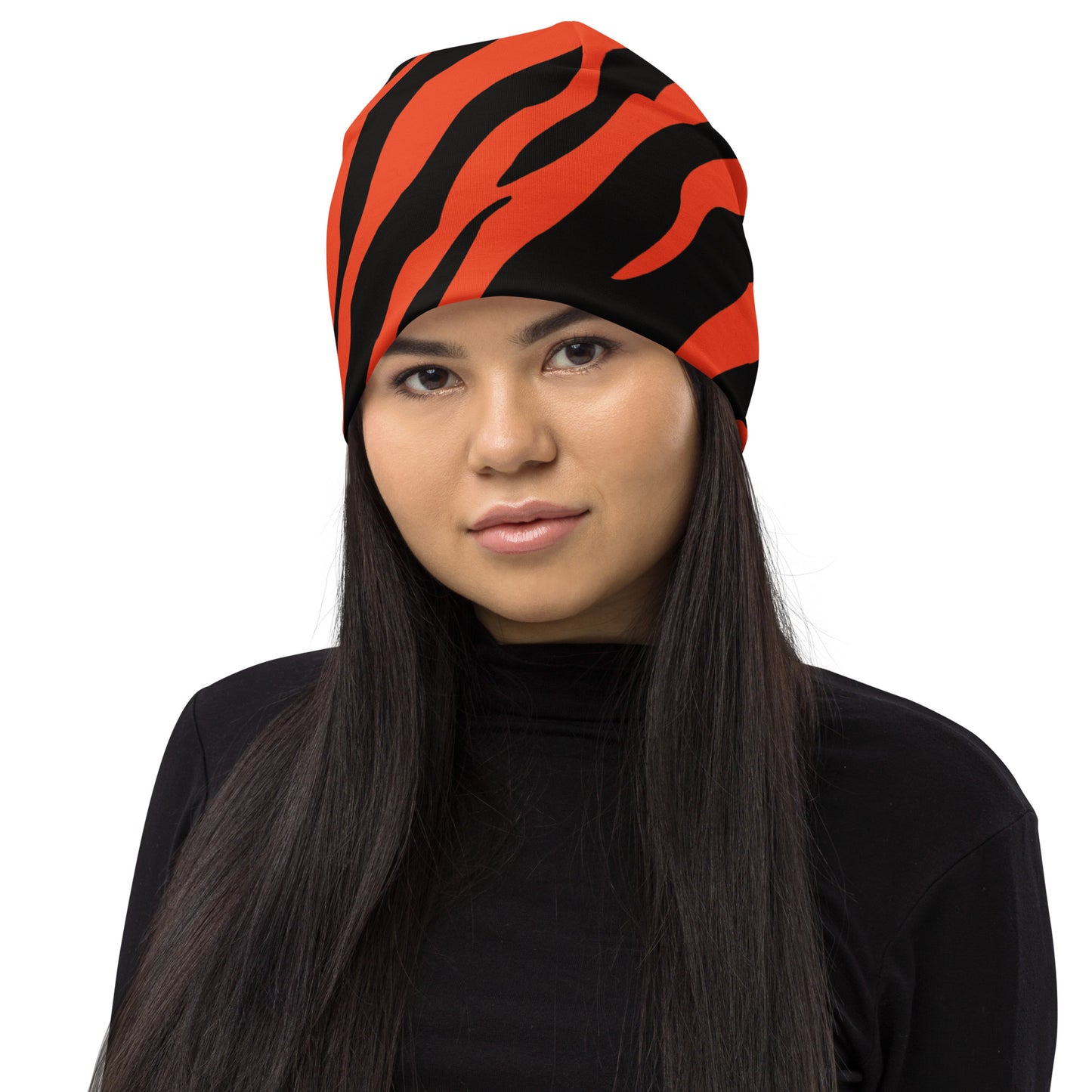 Cincy Football Tiger Stripes All-Over Print Beanie