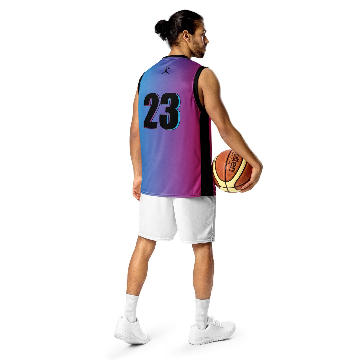 Miami Hood Gradient Recycled unisex basketball jersey