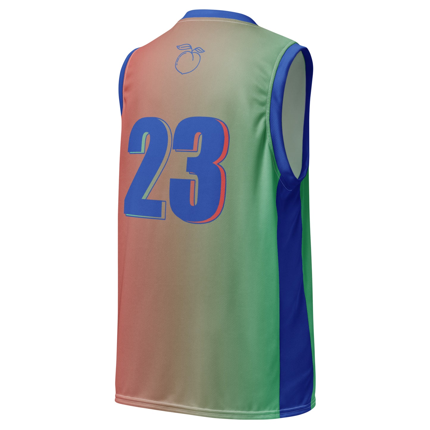 Peach Fest 23 Recycled unisex basketball jersey