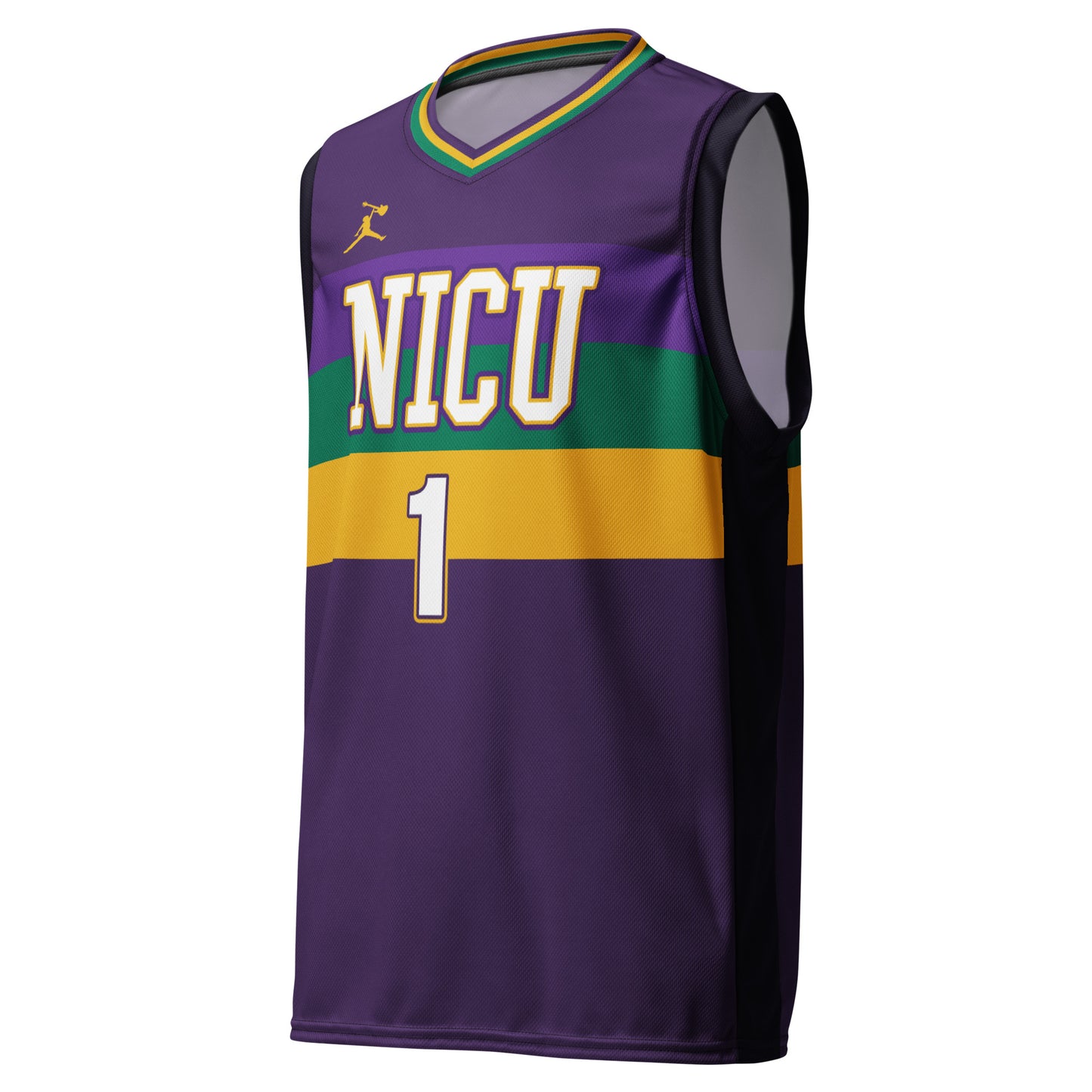 NICU Recycled unisex basketball jersey