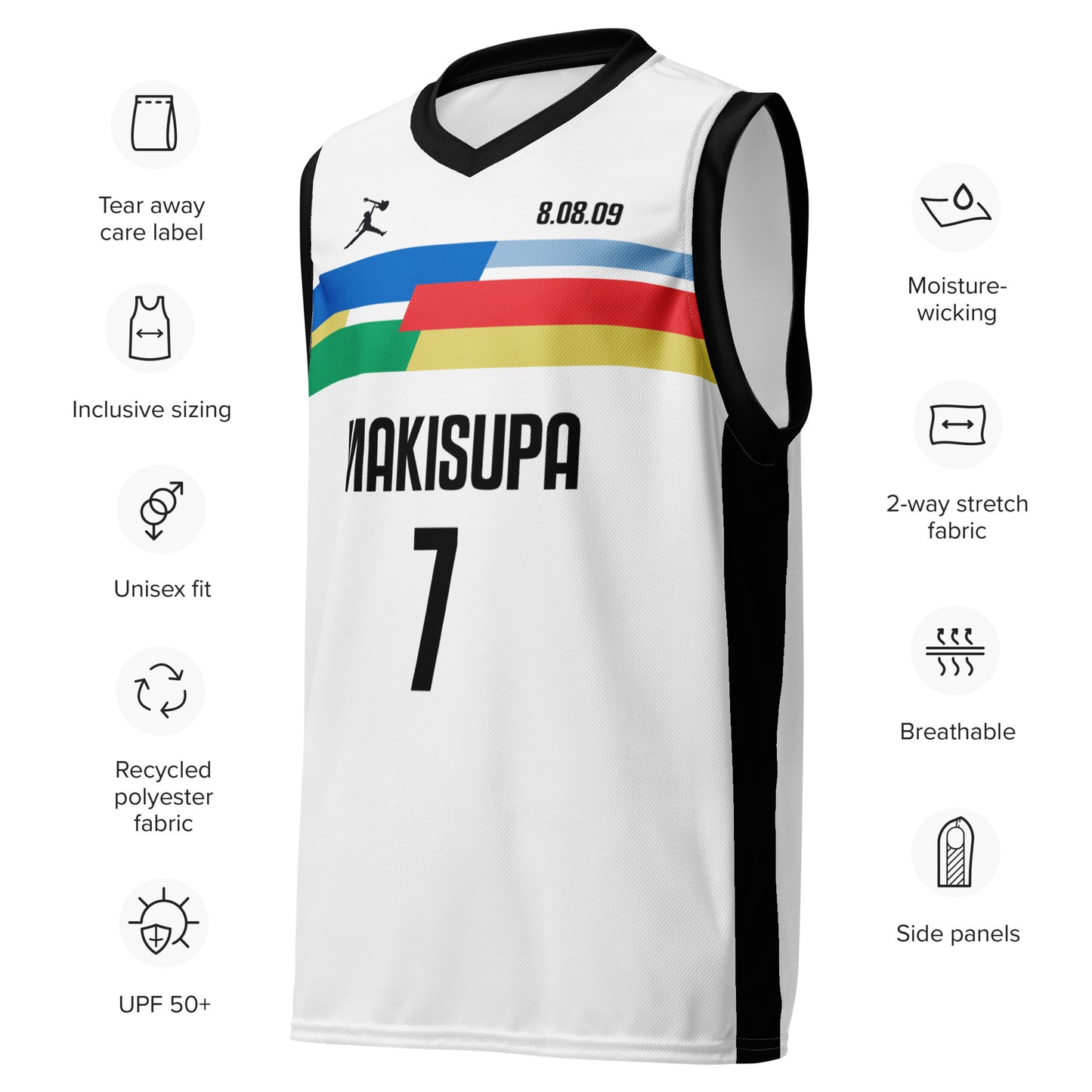 Makisupa Recycled unisex basketball jersey