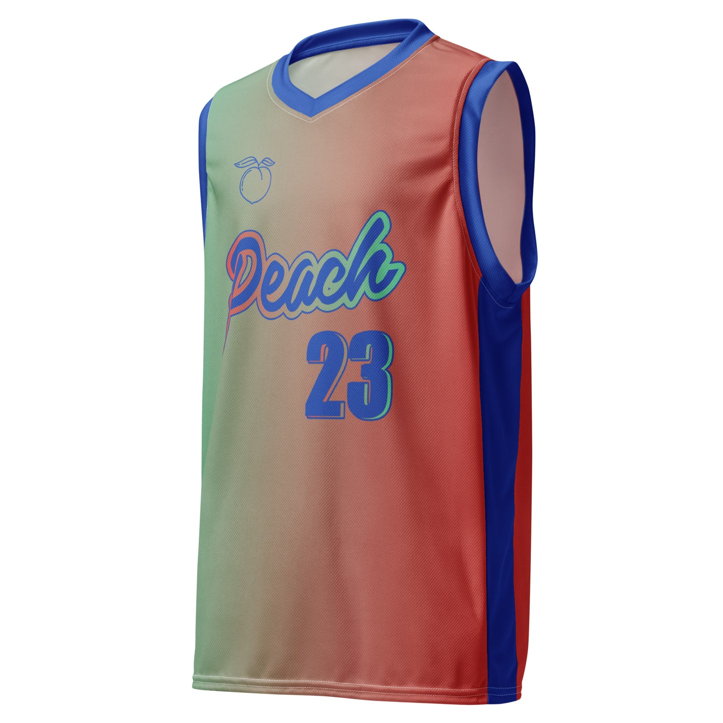 Peach Fest 23 Recycled unisex basketball jersey