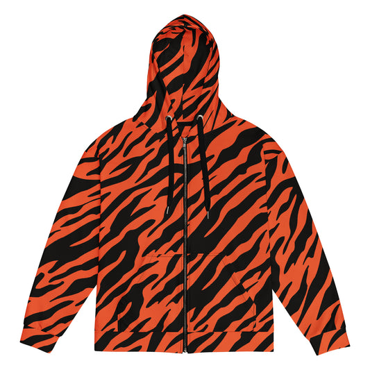 Cincy Football Tiger Stripes Unisex zip hoodie