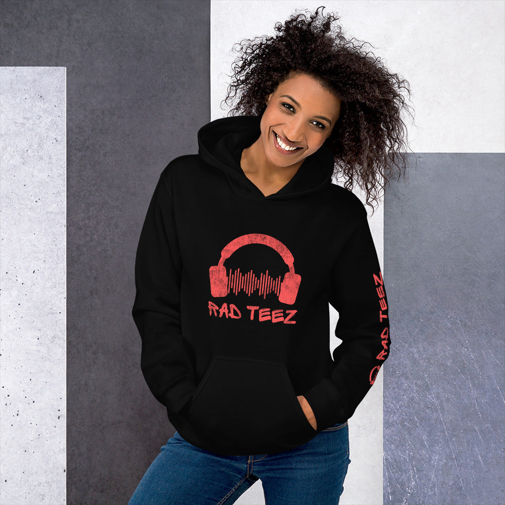 Rad Teez Distressed Logo Unisex Hoodie