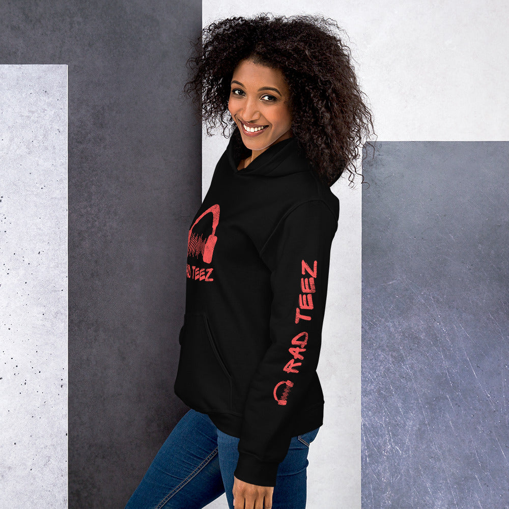 Rad Teez Distressed Logo Unisex Hoodie