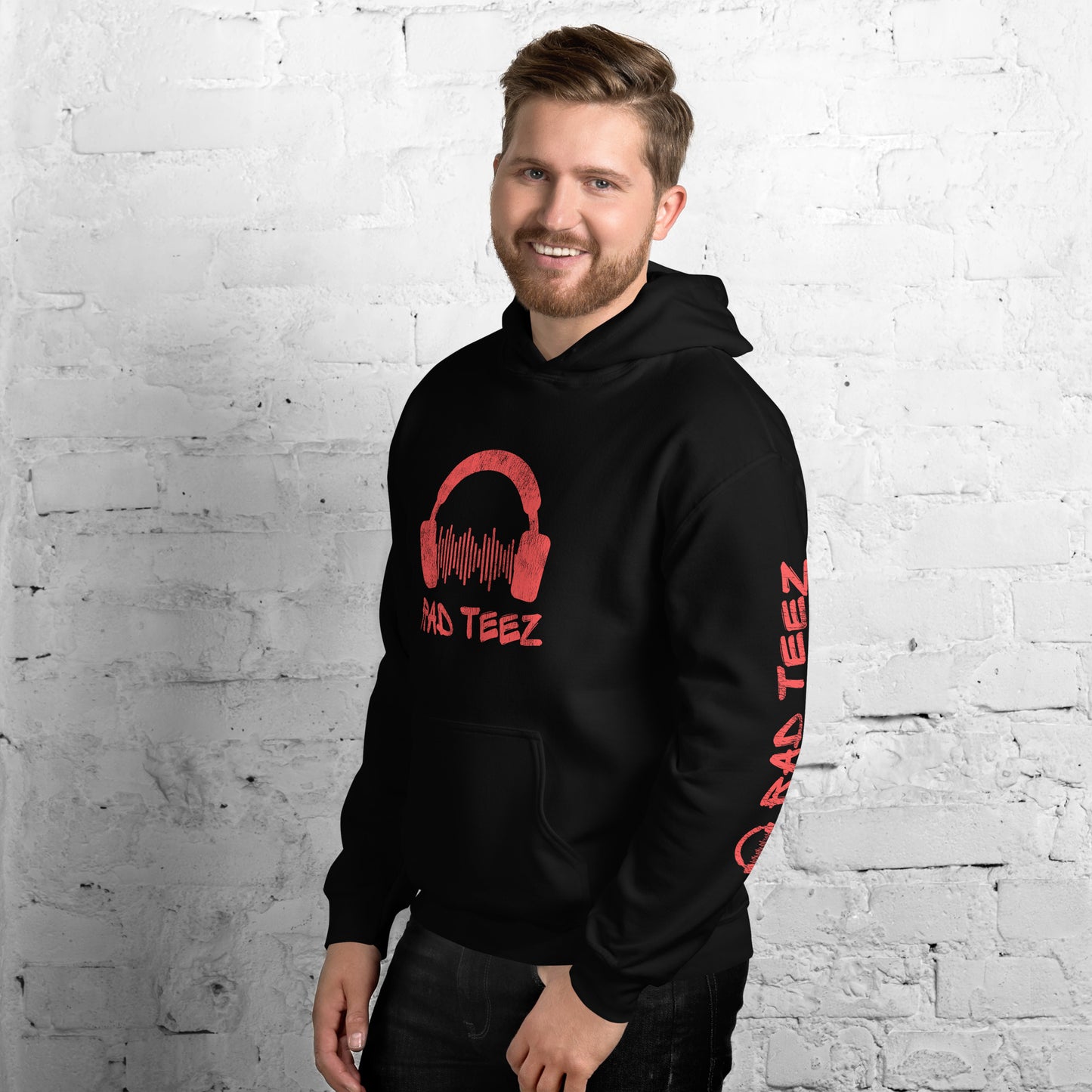 Rad Teez Distressed Logo Unisex Hoodie