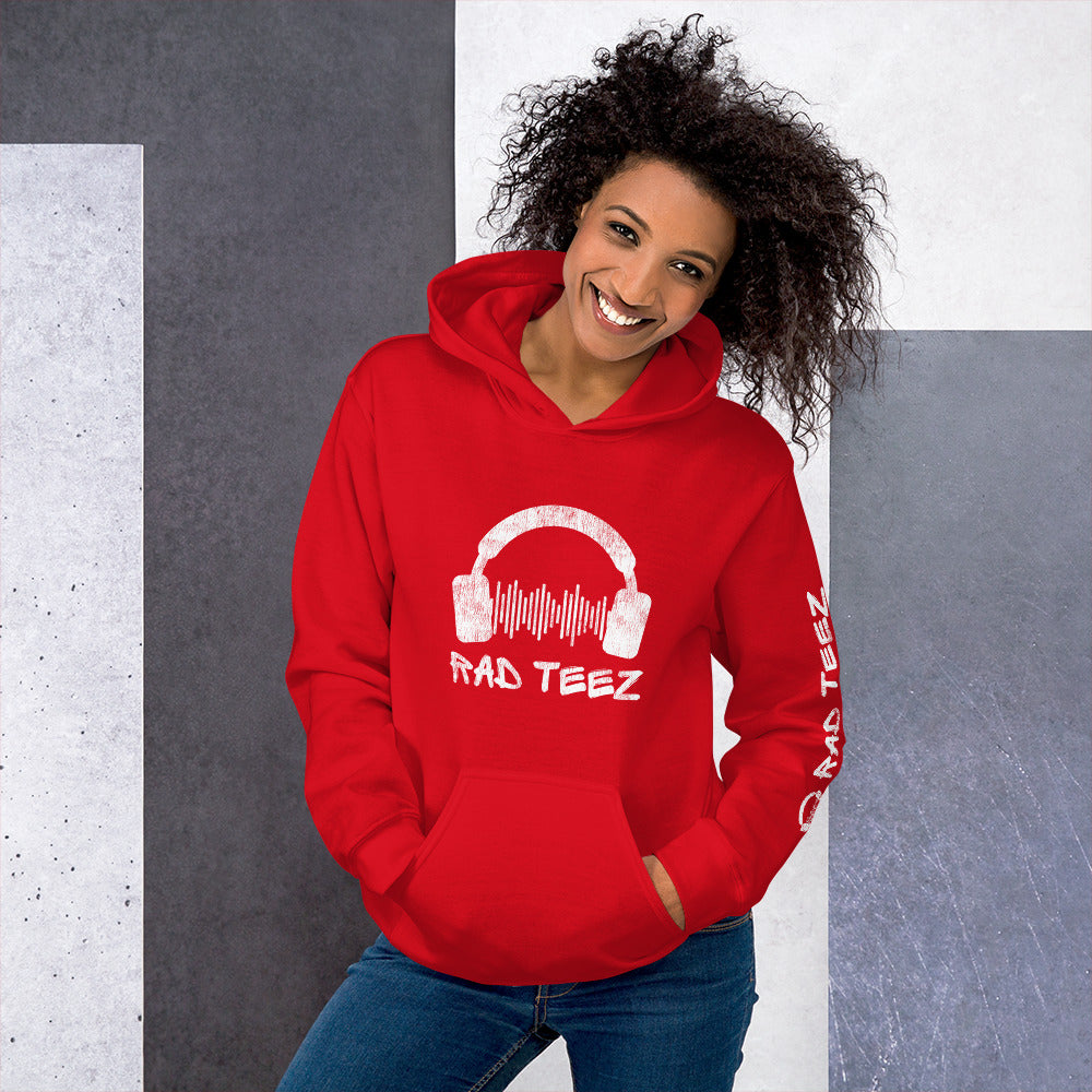 Rad Teez Distressed Logo Unisex Hoodie