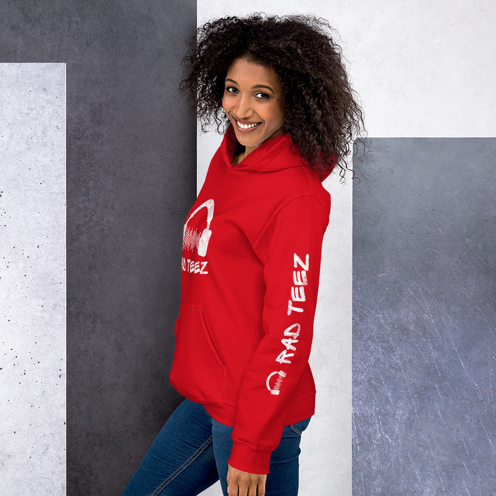 Rad Teez Distressed Logo Unisex Hoodie