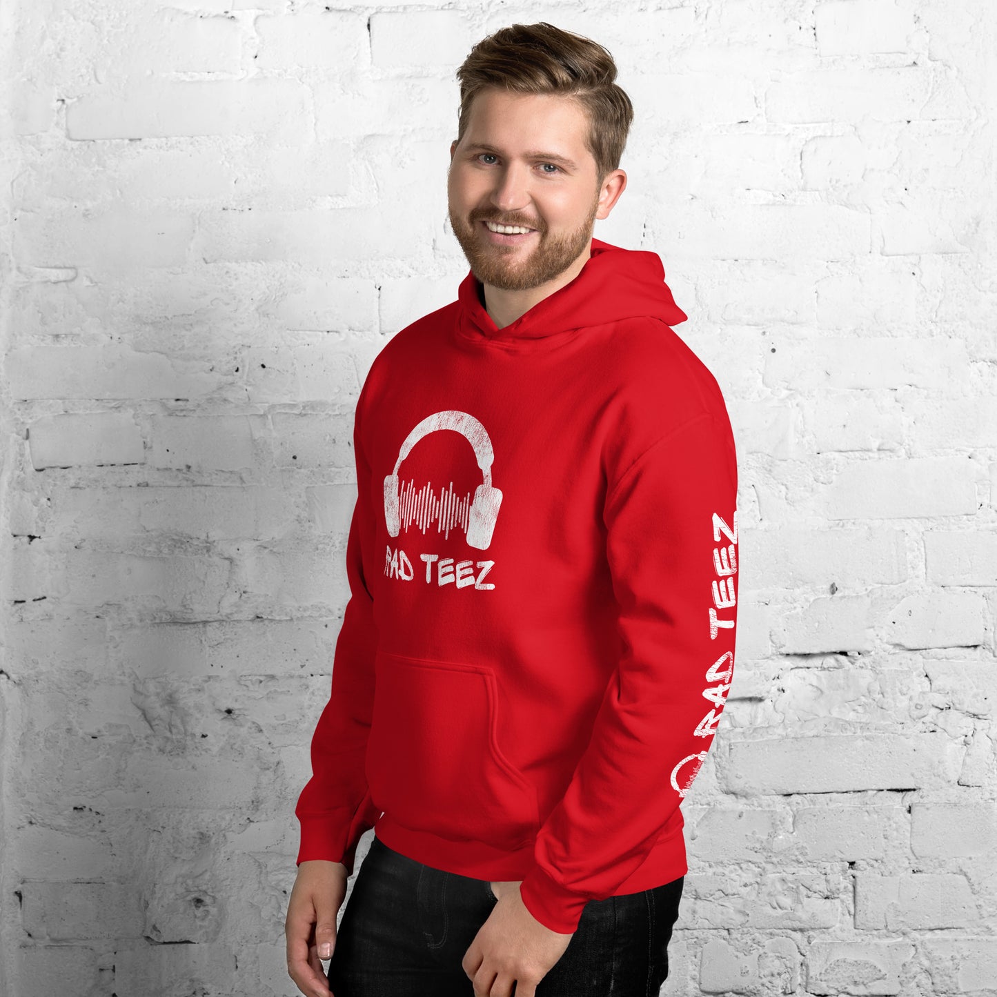 Rad Teez Distressed Logo Unisex Hoodie