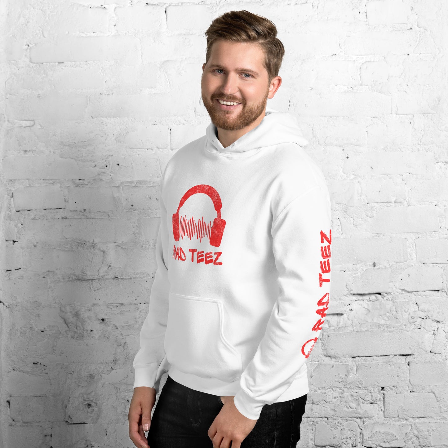 Rad Teez Distressed Logo Unisex Hoodie