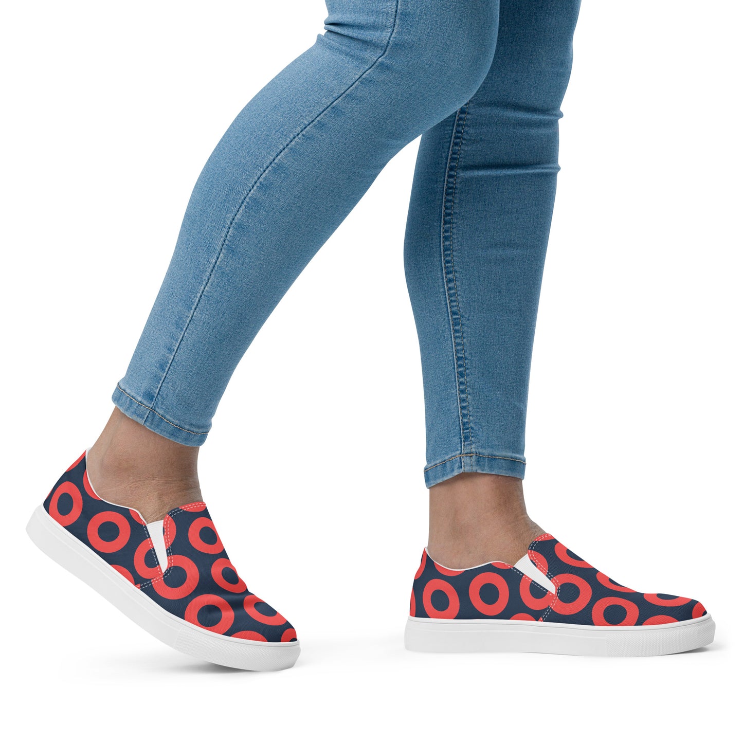 Donut Women’s slip-on canvas shoes